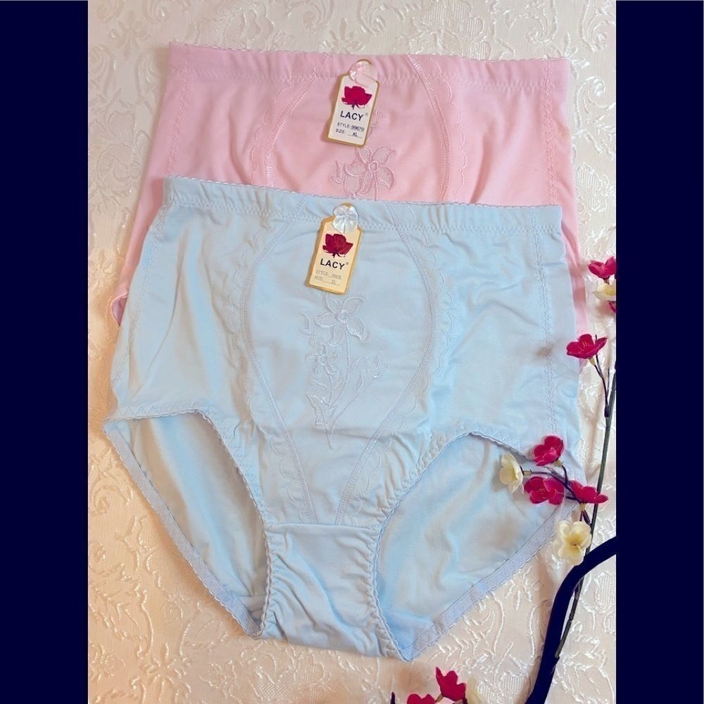 Lacy assorted embroidery design print Underwear